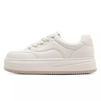 Кроссовки CВ°BANNER Skateboard Shoes Women's Low-Top Beige, бежевый