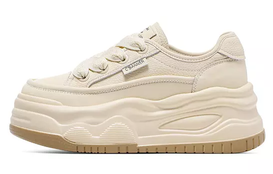 Кроссовки CВ°BANNER Skateboard Shoes Women's Low-Top Beige