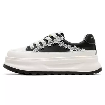 Кроссовки CВ°BANNER Skateboard Shoes Women's Low-Top Black