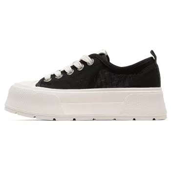 Кроссовки CВ°BANNER Skateboard Shoes Women's Low-Top Black