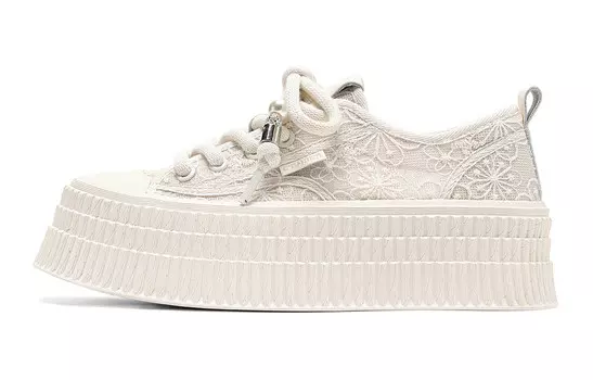 Кроссовки CВ°BANNER Skateboard Shoes Women's Low-Top Beige