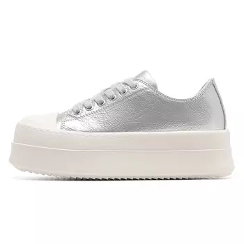Кроссовки CВ°BANNER Skateboard Shoes Women's Low-Top Silver