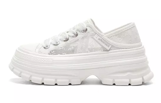 Кроссовки CВ°BANNER Skateboard Shoes Women's Low-Top Beige, бежевый