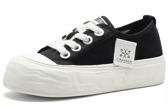 Кроссовки CВ°BANNER Skateboard Shoes Women's Low-Top Black