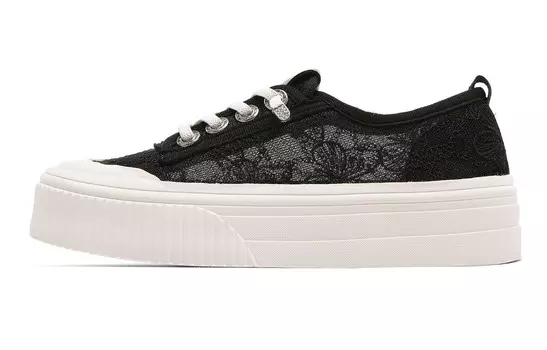 Кроссовки CВ°BANNER Skateboard Shoes Women's Low-Top Black