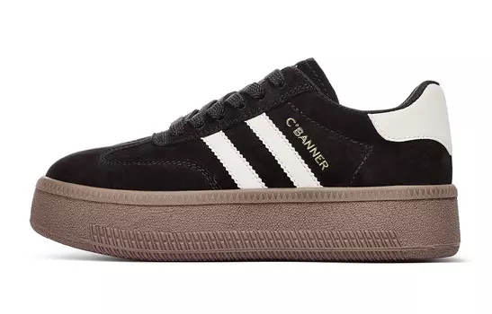 Кроссовки CВ°BANNER Skateboard Shoes Women's Low-Top Black