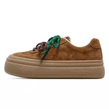 Кроссовки CВ°BANNER Skateboard Shoes Women's Low-Top Brown