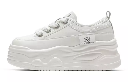 Кроссовки CВ°BANNER Skateboard Shoes Women's Low-Top Beige