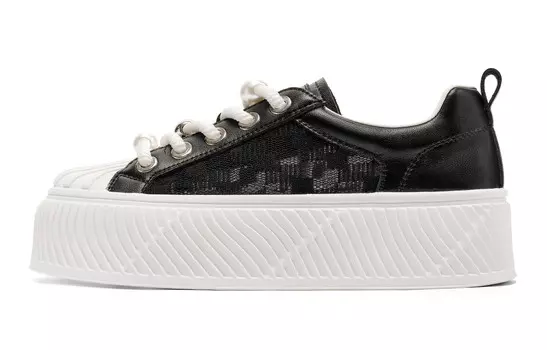 Кроссовки CВ°BANNER Skateboard Shoes Women's Low-Top Black