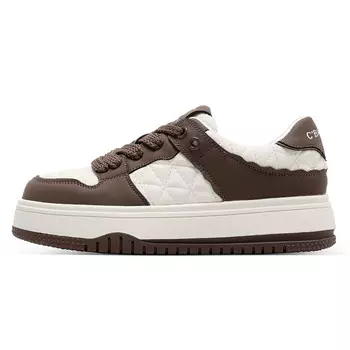 Кроссовки CВ°BANNER Skateboard Shoes Women's Low-Top Brown