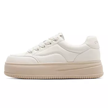 Кроссовки CВ°BANNER Skateboard Shoes Women's Low-Top Beige Apricot