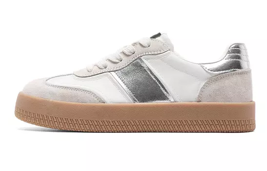 Кроссовки CВ°BANNER Skateboard Shoes Women's Low-Top Beige, бежевый