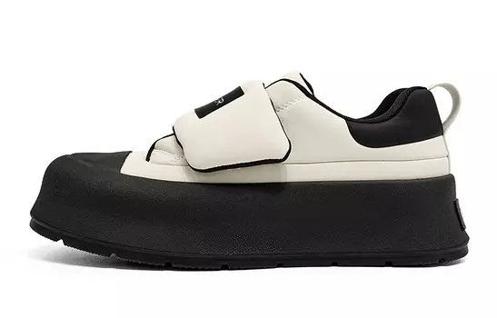 Кроссовки CВ°BANNER Skateboard Shoes Women's Low-Top Beige Black, бежевый/черный