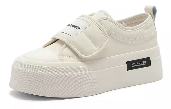 Кроссовки CВ°BANNER Skateboard Shoes Women's Low-Top Beige