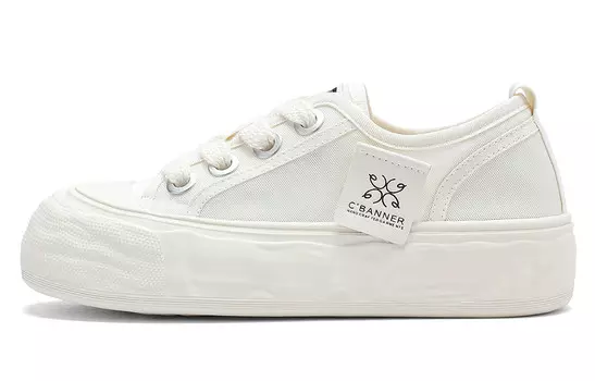 Кроссовки CВ°BANNER Skateboard Shoes Women's Low-Top Beige, бежевый