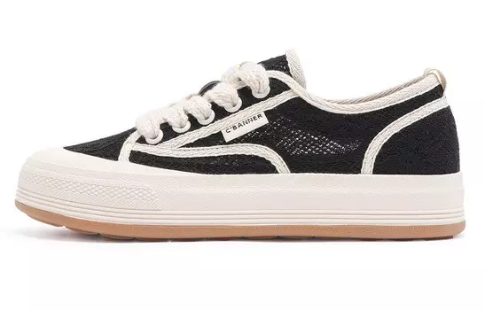 Кроссовки CВ°BANNER Skateboard Shoes Women's Low-Top Black