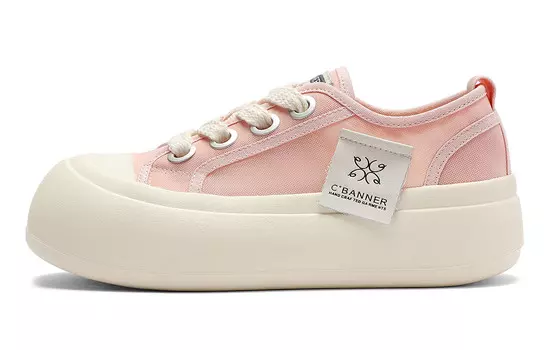Кроссовки CВ°BANNER Skateboard Shoes Women's Low-Top Pink