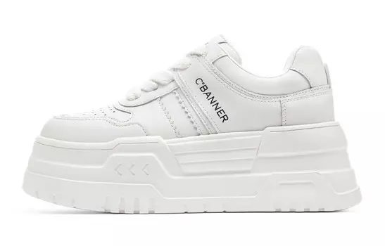 Кроссовки CВ°BANNER Skateboard Shoes Women's Low-Top Beige