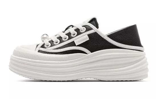 Кроссовки CВ°BANNER Skateboard Shoes Women's Low-Top Black