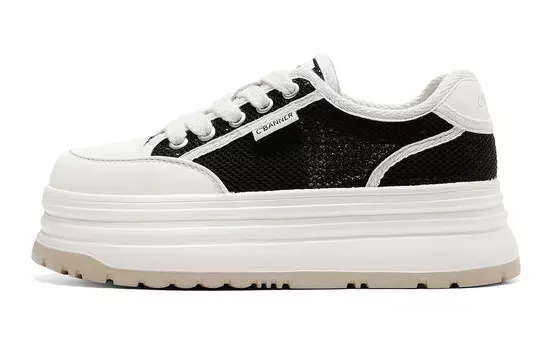 Кроссовки CВ°BANNER Skateboard Shoes Women's Low-Top Black