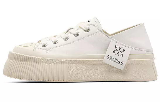 Кроссовки CВ°BANNER Skateboard Shoes Women's Low-Top Beige