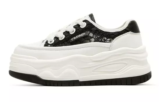 Кроссовки CВ°BANNER Skateboard Shoes Women's Low-Top Black