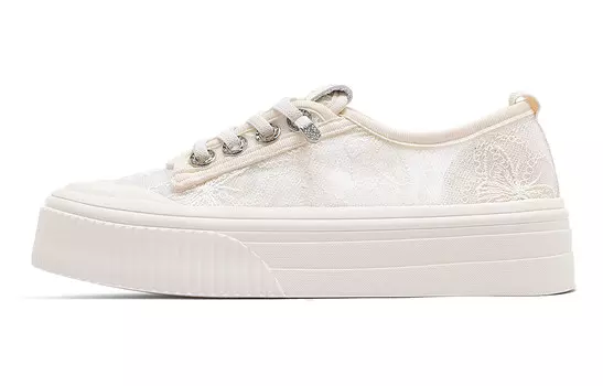 Кроссовки CВ°BANNER Skateboard Shoes Women's Low-Top Beige