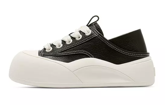 Кроссовки CВ°BANNER Skateboard Shoes Women's Low-Top Black, черный