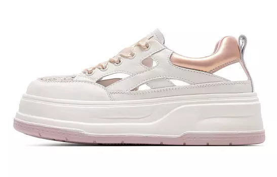 Кроссовки CВ°BANNER Skateboard Shoes Women's Low-Top Pink, розовый