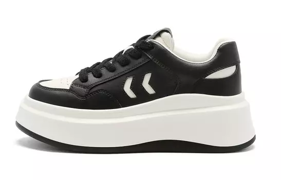 Кроссовки CВ°BANNER Skateboard Shoes Women's Low-Top Beige Black, бежевый/черный