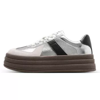 Кроссовки CВ°BANNER Skateboard Shoes Women's Low-Top Silver
