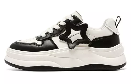 Кроссовки CВ°BANNER Skateboard Shoes Women's Low-Top Black