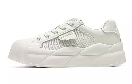 Кроссовки CВ°BANNER Skateboard Shoes Women's Low-Top Beige