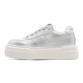 Кроссовки CВ°BANNER Skateboard Shoes Women's Low-Top Silver