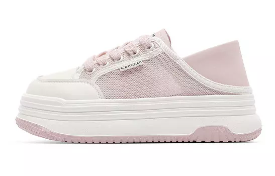 Кроссовки CВ°BANNER Skateboard Shoes Women's Low-Top Pink, розовый