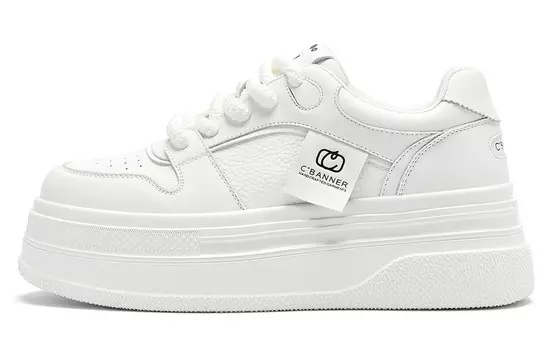 Кроссовки CВ°BANNER Skateboard Shoes Women's Low-Top Beige