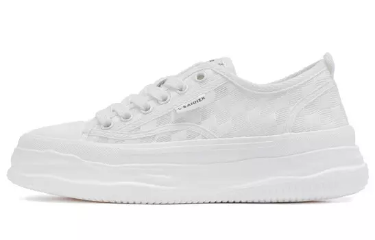 Кроссовки CВ°BANNER Skateboard Shoes Women's Low-Top White