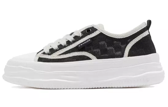 Кроссовки CВ°BANNER Skateboard Shoes Women's Low-Top Black