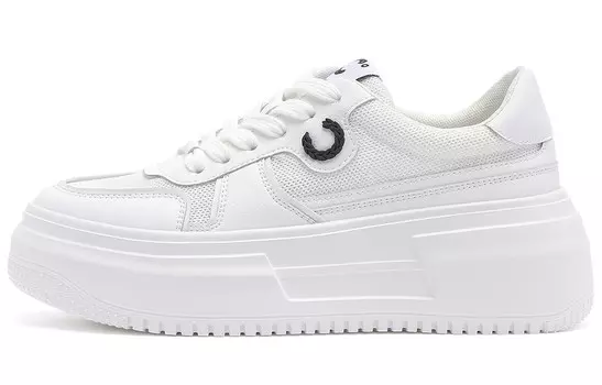 Кроссовки CВ°BANNER Skateboard Shoes Women's Low-Top White, белый