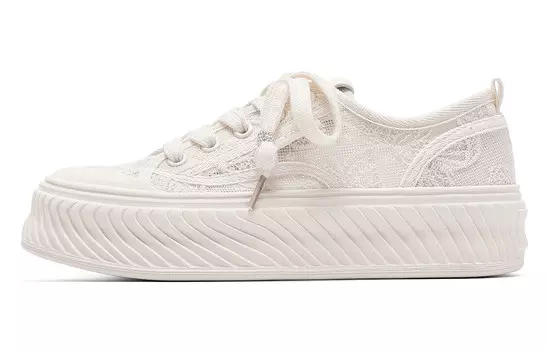 Кроссовки CВ°BANNER Skateboard Shoes Women's Low-Top Beige, бежевый