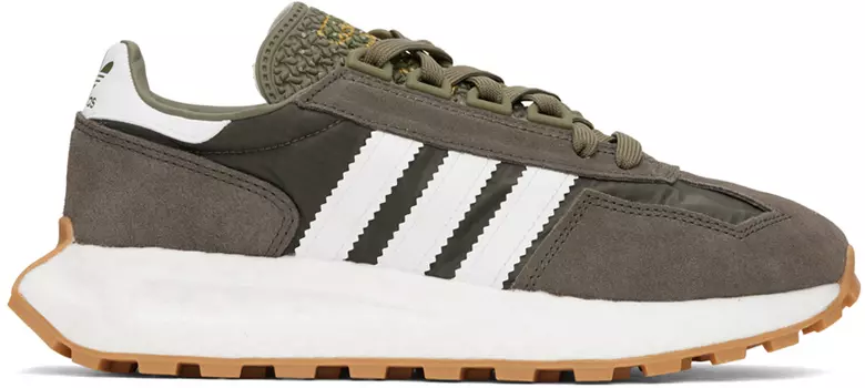 Кроссовки цвета хаки Retropy E5 adidas Originals