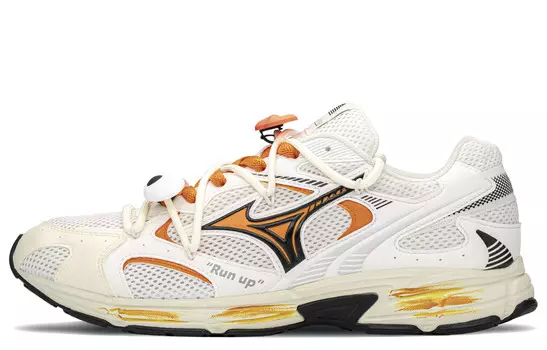 Кроссовки Cyclone Speed 2 унисекс с низким верхом бежево-оранжевого цвета Mizuno