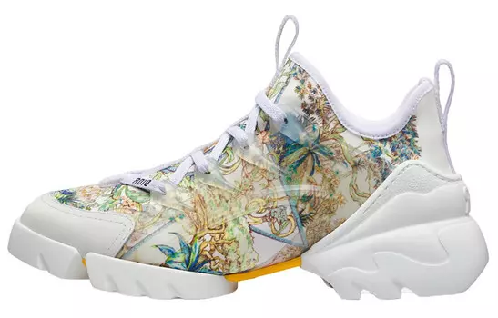 Кроссовки D-Connect Lifestyle женские с низким верхом белого цвета Dior