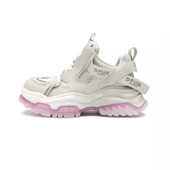 Кроссовки D:FUSE SCANDINAVIA Chunky Sneakers Women's Low-top Gray, серый