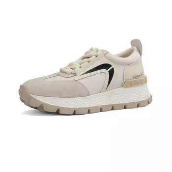 Кроссовки D:FUSE SCANDINAVIA Chunky Sneakers Women's Low-top Beige/Gray, бежевый