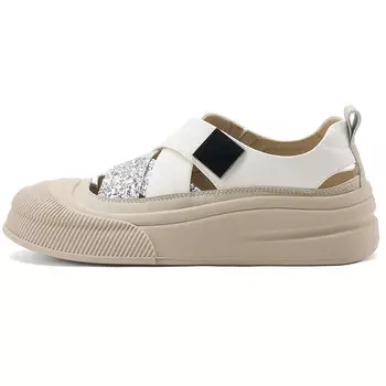 Кроссовки D:FUSE SCANDINAVIA Skateboarding Shoes Women's Low-top, хаки