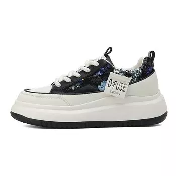 Кроссовки D:FUSE SCANDINAVIA Skateboarding Shoes Women's Low-top, бежевый/черный