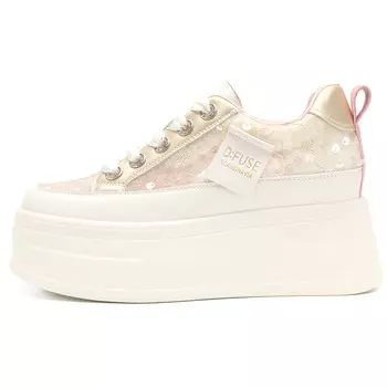 Кроссовки D:FUSE SCANDINAVIA Skateboarding Shoes Women's Low-top, золотой