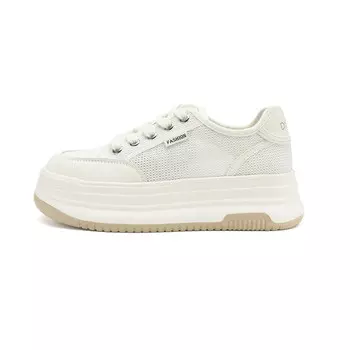 Кроссовки D:FUSE SCANDINAVIA Skateboarding Shoes Women's Low-top Beige, бежевый