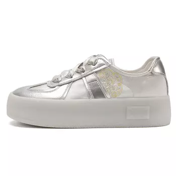 Кроссовки D:FUSE SCANDINAVIA Skateboarding Shoes Women's Low-top, серебряный